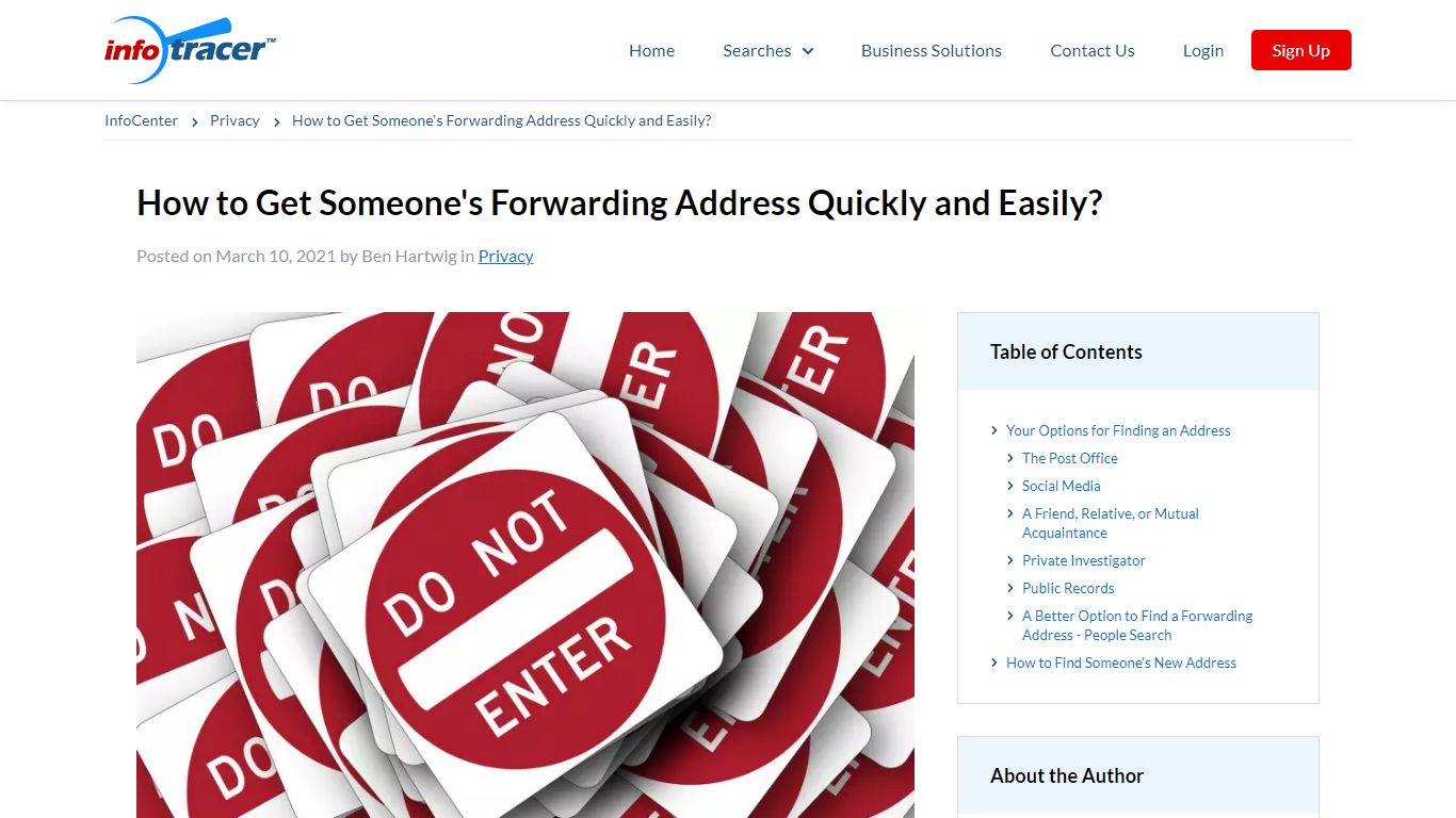 How to Get Someone's Forwarding Address Quickly and Easily?